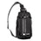 QIALINO Multifunctional Crossbody Bag with USB Port Genuine Cow Leather Chest Pouch Lightweight Casual Waist Bag for Men / Women - 1