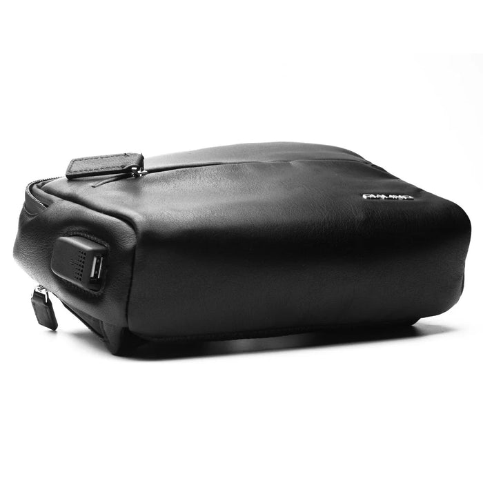 QIALINO Tactical Leather Waist Bag Multi-Functional Outdoor Tool Storage Belt Bag for Men Work - 5