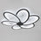6 Heads Floral Shape LED Ceiling Light APP / Remote Control Modern Ceiling Lamp for Dining Room - 1