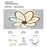 6 Heads Floral Shape LED Ceiling Light APP / Remote Control Modern Ceiling Lamp for Dining Room - 3