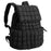 Women Down Plaid Backpack Crinkle Design Large Capacity Lightweight Travel Bag - Black - 1