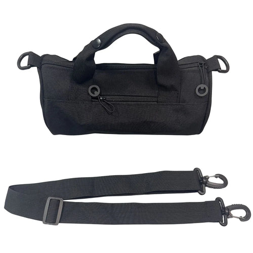 Weekend Travel Bag Waterproof Nylon Duffel Crossbody Gym Bag with Wet Dry Compartment - Black - 1