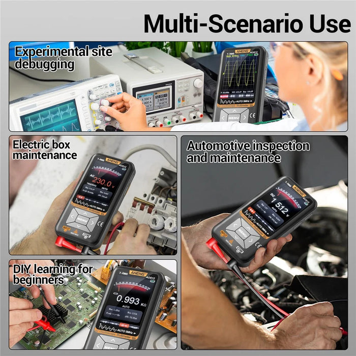 ANENG AOS12 2 In 1 Smart Color Screen Digital Oscilloscope Portable Handheld Multimeter - 4