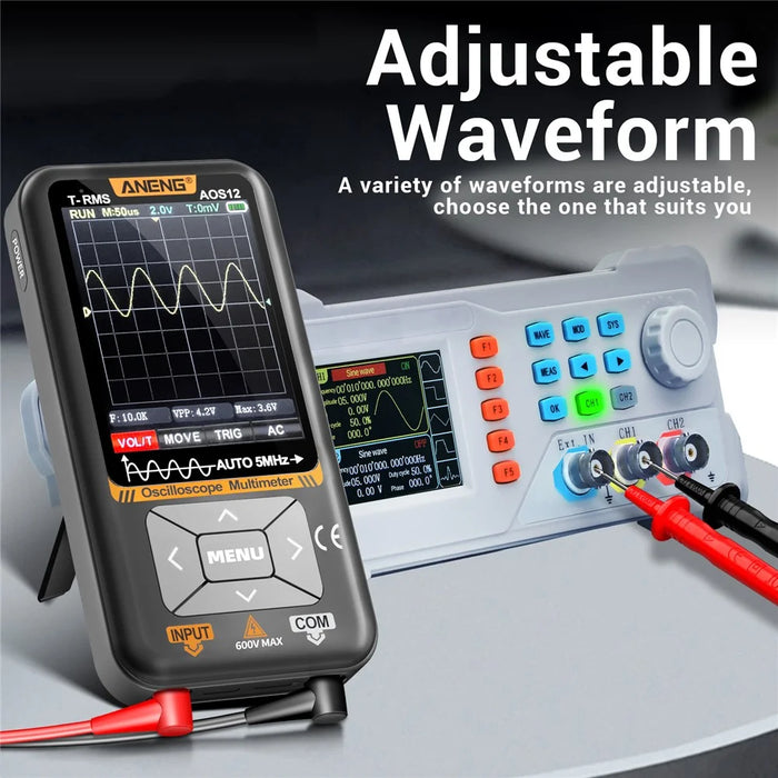 ANENG AOS12 2 In 1 Smart Color Screen Digital Oscilloscope Portable Handheld Multimeter - 5