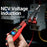 ANENG B18 High Torque Voltage Tester Pen Live / Neutral Wire Detection Continuity Test NCV Light Indication - Red / Phillips Head - 4