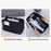 4038 For Men Portable Travel Toiletry Bag Oxford Cloth Waterproof Foldable Cosmetic Organizer, Size L - Black - 5