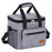 7035 Portable Picnic Tote Insulated Bag Oxford Fabric Large Capacity Outdoor Camping Lunch Box - Grey - 1