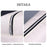 8083 Letter Pattern Portable Cosmetic Bag Travel Makeup Organizer Toiletry Storage Pouch - White - 6