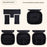8084 Portable Double Layer Makeup Organizer Large Capacity Travel Toiletry Bag Cosmetic Brush Storage Handbag - White - 5