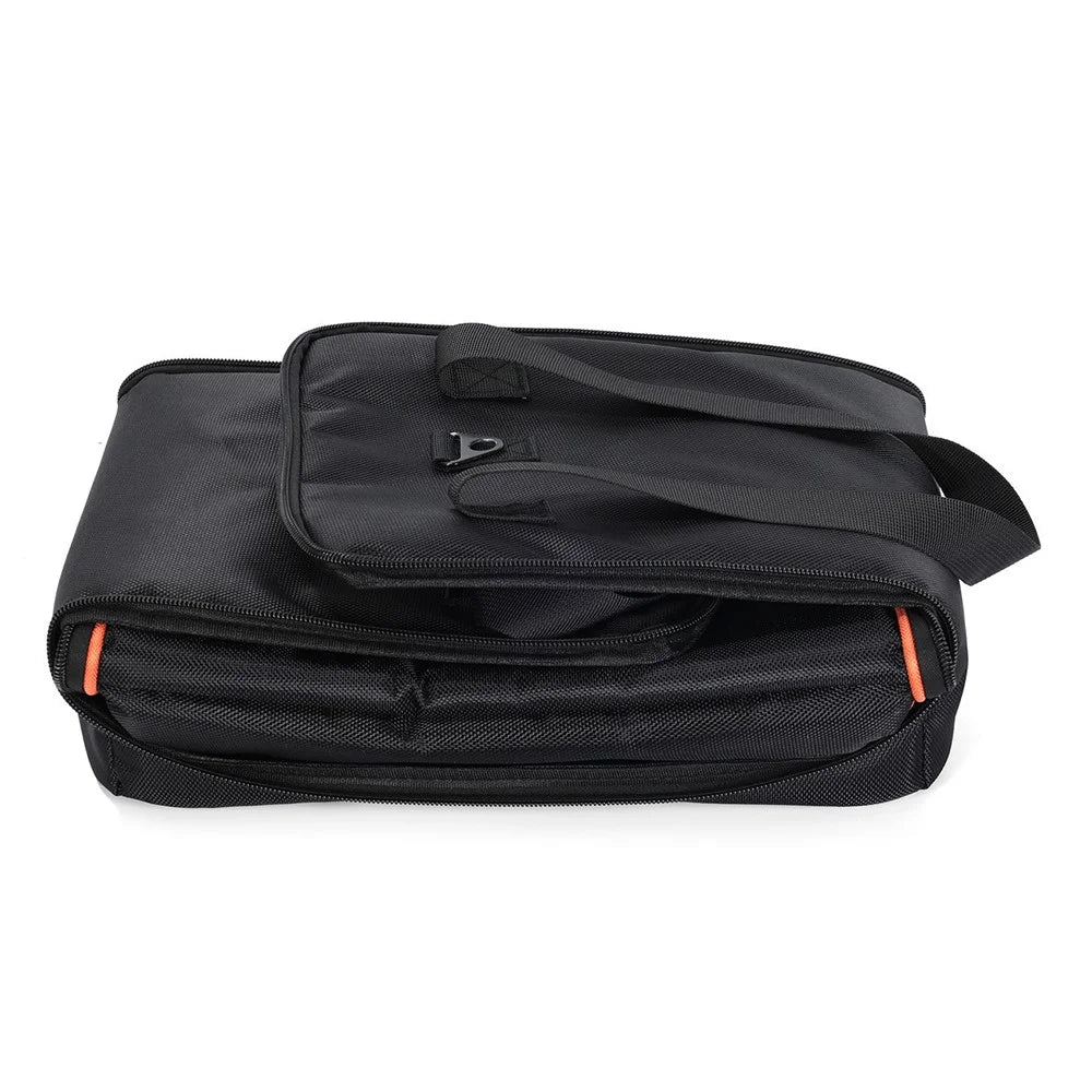 For JBL PartyBox Encore 2 Speaker Protective Case Foldable Storage Bag with Shoulder Strap - Black - 5
