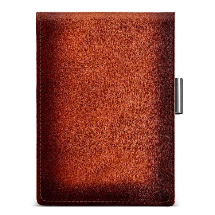 BANYANU N2039M Genuine Leather Wallet for Men Multi Card Slots RFID Blocking Money Clip - Brown - 3