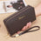 BANYANU N9012 Women Long Wallet Double Zipper Multi-Function Clutch Purse - Red - 4
