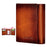 BANYANU N2038 Men's Compact Genuine Leather Trifold Wallet Multi Card Slots - Brown - 1