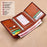 BANYANU N2038 Men's Compact Genuine Leather Trifold Wallet Multi Card Slots - Brown - 5