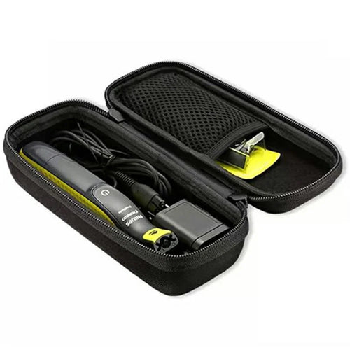 For Philips Oneblade Razor EVA Storage Case Portable Shockproof Travel Bag Shaver Organizer Box - Black - 1