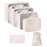 6Pcs / Set Portable Travel Business Trips Organizer Foldable Multi-Function Clothes Storage Bags - Beige - 1