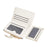 BAELLERRY N8354 Mini Wallet Compact Slim Coin Purse Trendy Design Folding Money Bag - Beige - 2