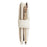 BAELLERRY N8354 Mini Wallet Compact Slim Coin Purse Trendy Design Folding Money Bag - Beige - 5