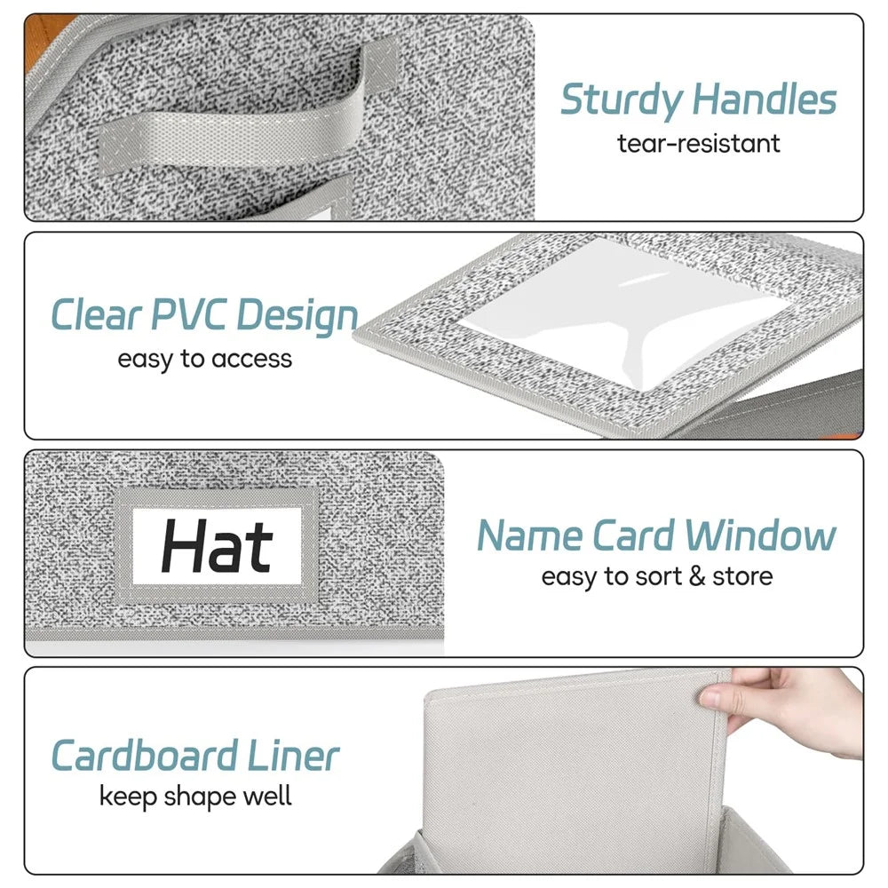 Portable Hat Storage Box with Transparent Window Dust Proof Zippered Organizer for Baseball Caps - 3