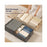 98 x 48 x 17cm Bedroom Storage Box Organizer Clothes Pants Underwear Cotton Linen Container for Home / Dorm - Grey - 3