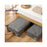 98 x 48 x 17cm Bedroom Storage Box Organizer Clothes Pants Underwear Cotton Linen Container for Home / Dorm - Grey - 4