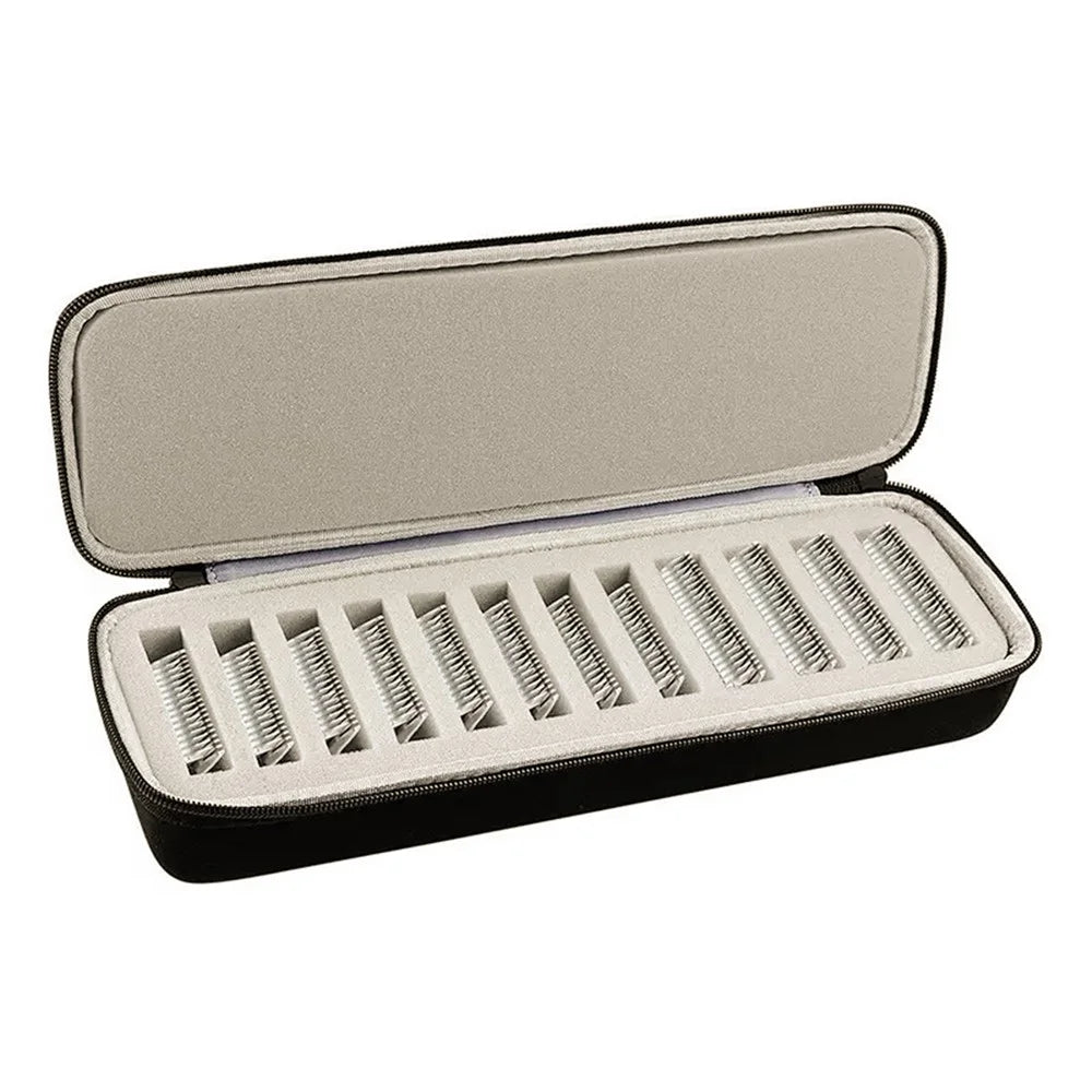12 Slots Hair Clipper Blade Organizer Protective Bag EVA Storage Case for Barbers Hairdressers - 7