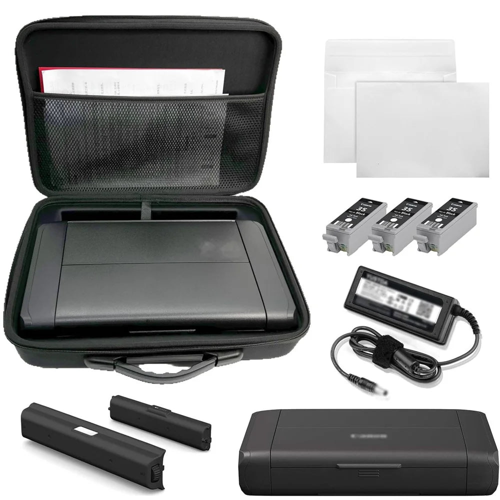 Carrying Bag for Canon PIXMA TR160  /  TR150  /  iP110 Wireless Mobile Printer Storage Case - 3