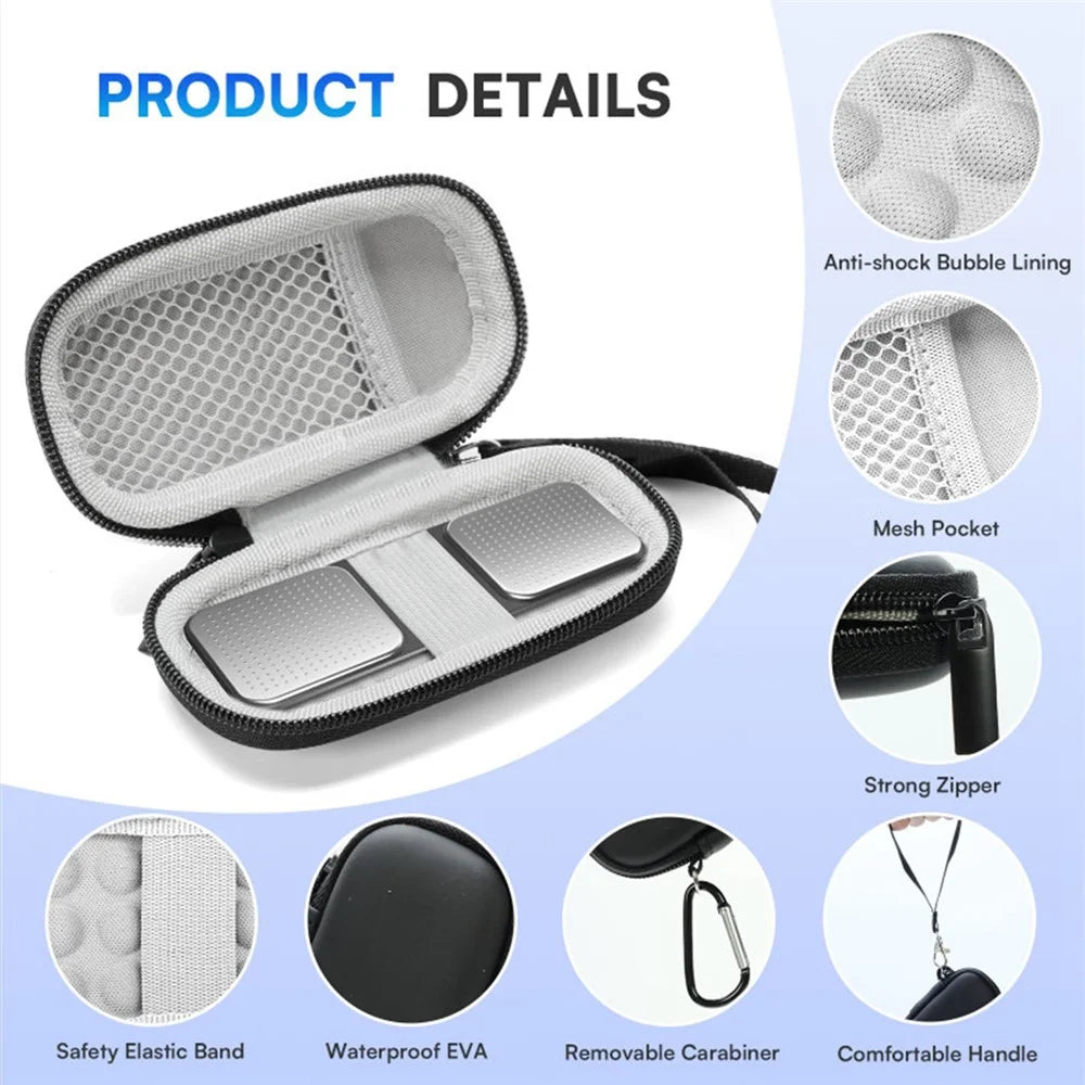 For Alivecor Kardiamobile ECG  /  Kardiamobile 6L EKG Heart Monitor Protective Case Travel Carrying Pouch - 4