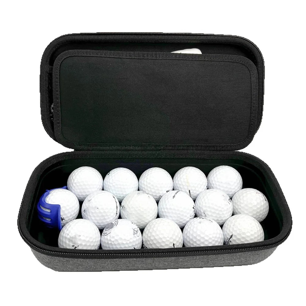 Golf Accessories Organizer Bag for Gloves Balls Tees Markers EVA Portable Storage Case - 7