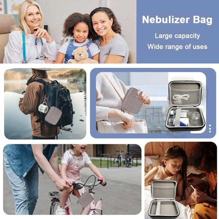 Portable Nebulizer Carrying Case for Travel Medical Kit Handheld Emergency Medical Bag - 3