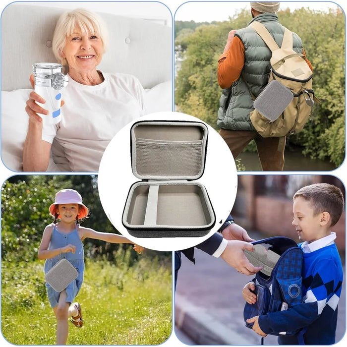 Portable Nebulizer Carrying Case for Travel Medical Kit Handheld Emergency Medical Bag - 4