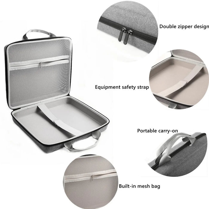 Portable EVA Hard Case for Starlink Mini Travel Organizer Storage Protective Bag with Carrying Handle - 5