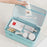 Dual Layer Travel Underwear Storage Bag Waterproof Portable Bra Organizer with Handle - Grey - 3
