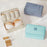 Dual Layer Travel Underwear Storage Bag Waterproof Portable Bra Organizer with Handle - Grey - 4
