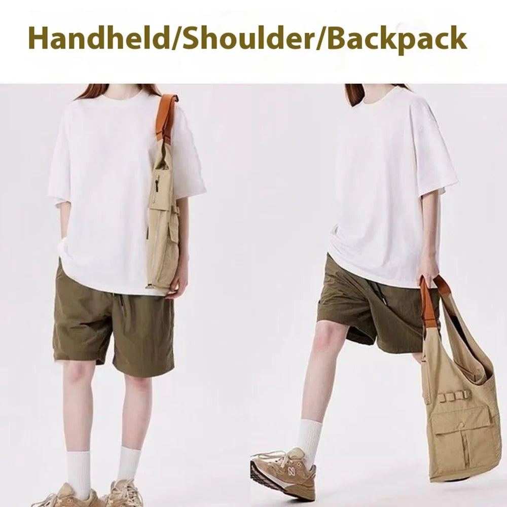 Multifunctional Vest Bag Outdoor Activities Oxford Cloth Single Shoulder Tote Bag Workwear Waistcoat, Size XL - 6