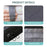 Underbed Storage Bag Foldable Transparent Window Dustproof Moisture-Proof Non-woven Fabric Clothes Organizer - Grey - 5