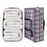 Size XL Moisture Proof Grid Pattern Quilt Storage Bag for Moving Clothes Bedding Organization, 80 x 55 x 23cm - Black - 3