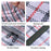 Size XL Moisture Proof Grid Pattern Quilt Storage Bag for Moving Clothes Bedding Organization, 80 x 55 x 23cm - Black - 7