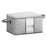 Size M Transparent Window Non Woven Fabric Storage Bag for Clothes Bedding Organizer, 35 x 25 x 20cm - 1