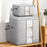 Size M Transparent Window Non Woven Fabric Storage Bag for Clothes Bedding Organizer, 35 x 25 x 20cm - 3