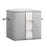 Size XL Transparent Window Non Woven Fabric Storage Bag for Clothes Bedding Organizer, 52 x 50 x 54cm - 1