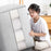 Size XL Transparent Window Non Woven Fabric Storage Bag for Clothes Bedding Organizer, 52 x 50 x 54cm - 3