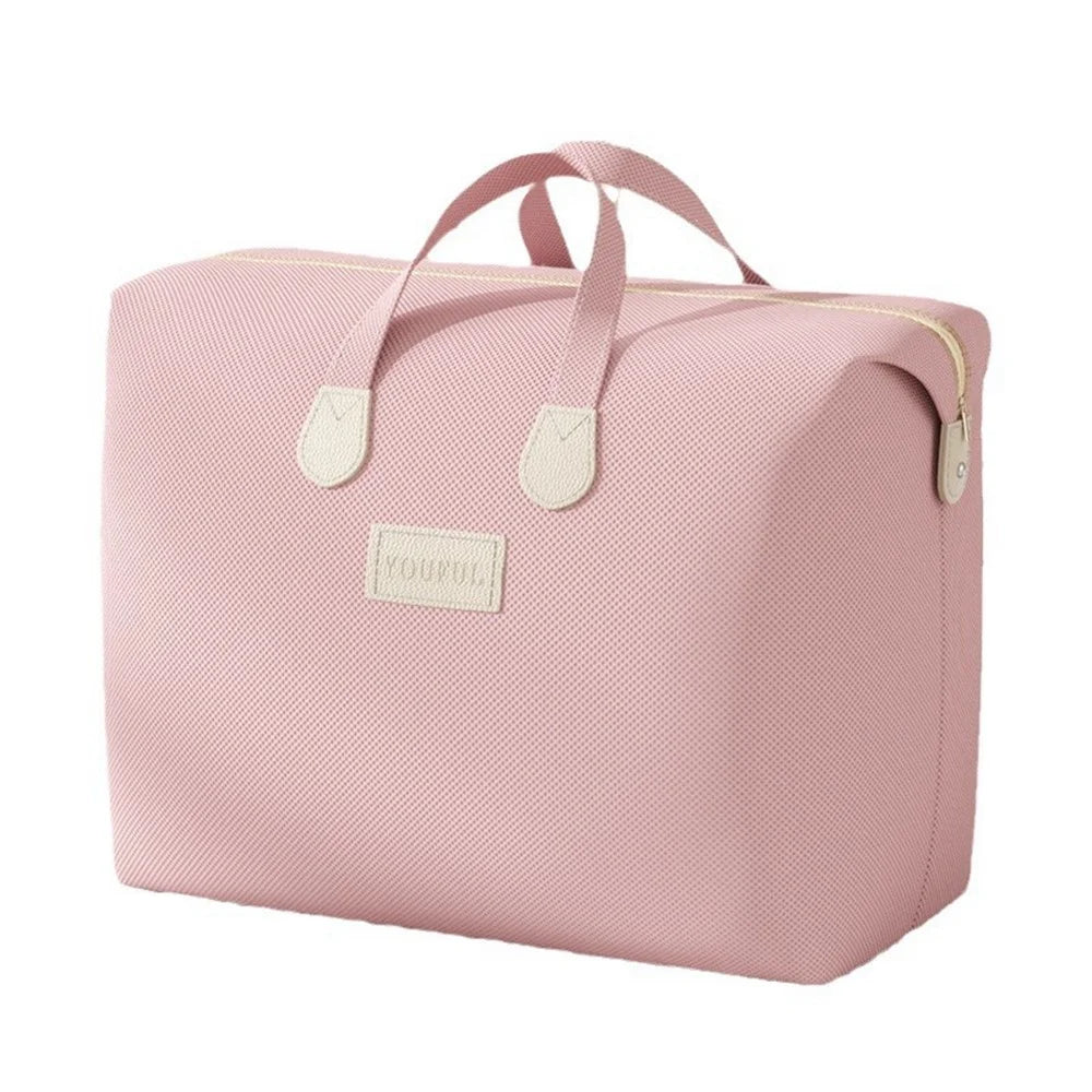 Size L Non Woven Fabric Storage Bag for Moving Packing Clothes Bedding Organizer with Reinforced Handles, 81 x 22 x 60cm - 1