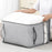 Size L Dust Proof Foldable Storage Bag with Clear Window for Clothes Bedding Non Woven Fabric Organizer, 52 x 44 x 20cm - 3
