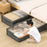 100 x 50 x 18cm Under Bed Storage Bag Transparent Window Non Woven Fabric Foldable Organizer Pouch - 4