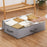 56L Arrow Pattern Under Bed Storage Bag Foldable Clothes Organizer Moving Packing Solution, 80 x 47 x 15cm - 5