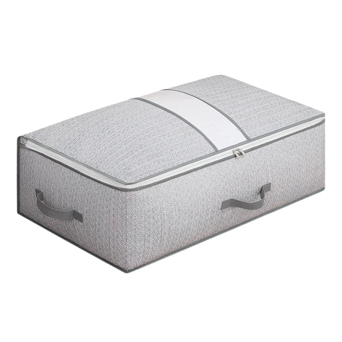 75L Arrow Pattern Under Bed Storage Bag Foldable Clothes Organizer Moving Packing Solution, 80 x 47 x 20cm - 1