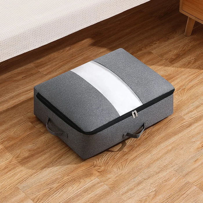 Size M Foldable Storage Bag Dustproof Under Bed Clothes Organization for Moving Packing, 50 x 40 x 15cm - 2