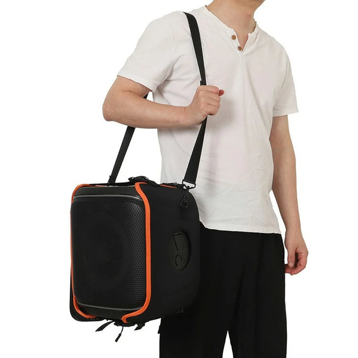 For JBL PartyBox Encore 2 Speaker EVA Protective Case Portable Shock Absorbing Cover with Microphone Bag - 7