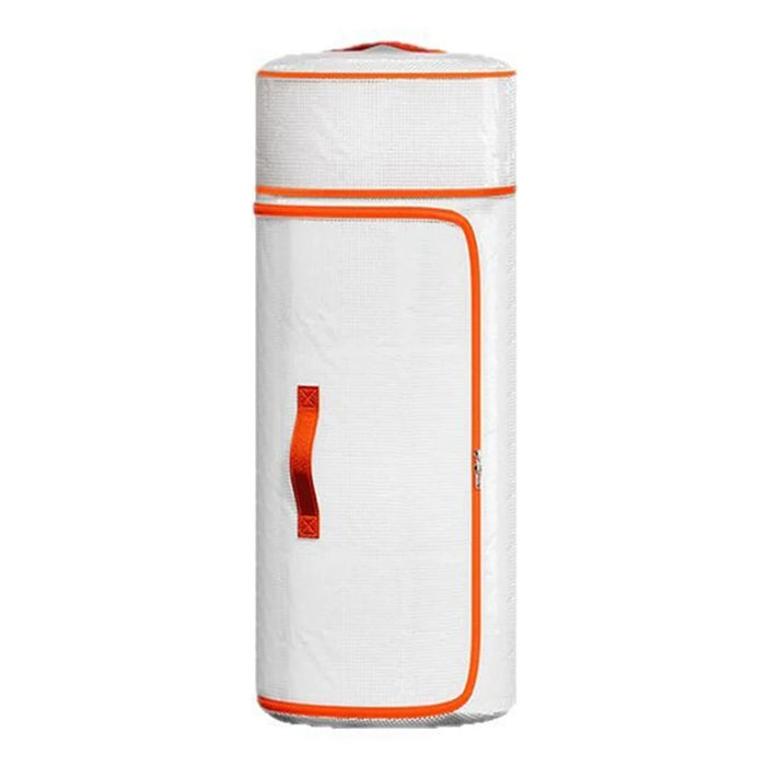 25 x 52cm PVC Cylindrical Storage Bag for Clothes Bedding Moistureproof Organizer with Carry Handles - 1